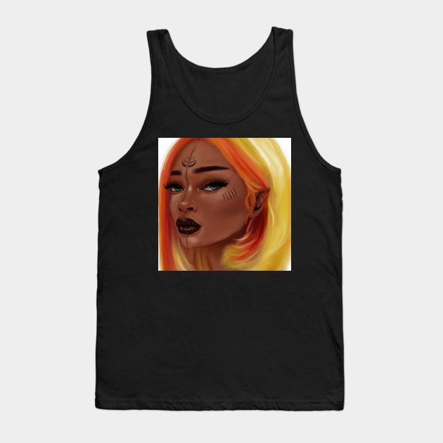 Blonded Tank Top by gcogle